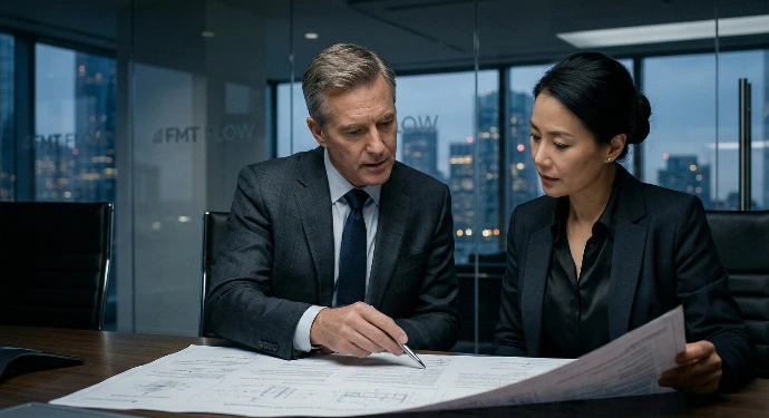 FMT Flow Transition Management experts stabilizing factory relationships and securing IP during an operational shift.